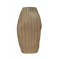 Stoneware Abstract Fluted Vase