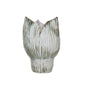 Stoneware Pleated Sculptural Vase