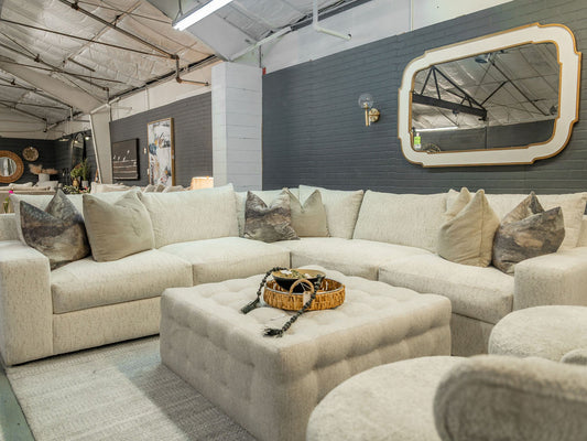 2010 3 PIECE PHAT CREAM SECTIONAL