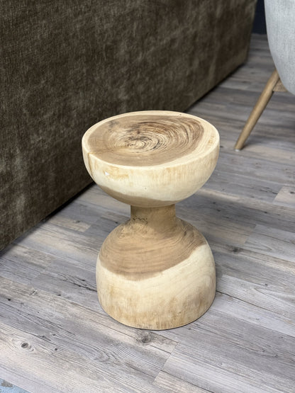 Hourglass Stool- 14x14x20