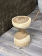 Hourglass Stool- 14x14x20